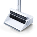Broom with Dustpan Combo SetUOEOS One-Sweep CleanPet Hair Removal Broom with Self-Cleaning Double-Layer TeethHigh Density Broom and Windproof Dustpan for Indoor&Outdoor