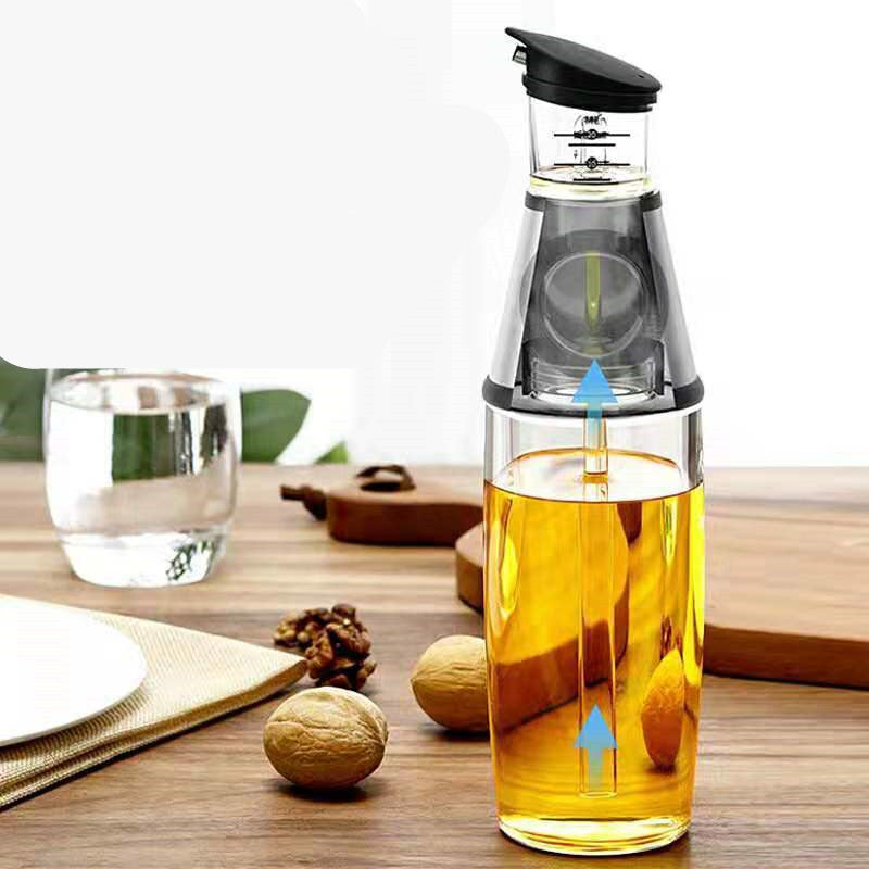 Household Oil Bottle and Kitchen Spice Jar Set